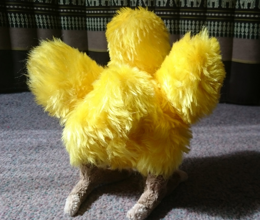 Chicobo plush - rear